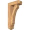Ekena Millwork Imperial Arts and Crafts Smooth Bracket w/ Offset Brace, Western Red Cedar, 5 1/2"W x 16"D x 28"H BKT0604X16X28IMP03SWR - alternate 1